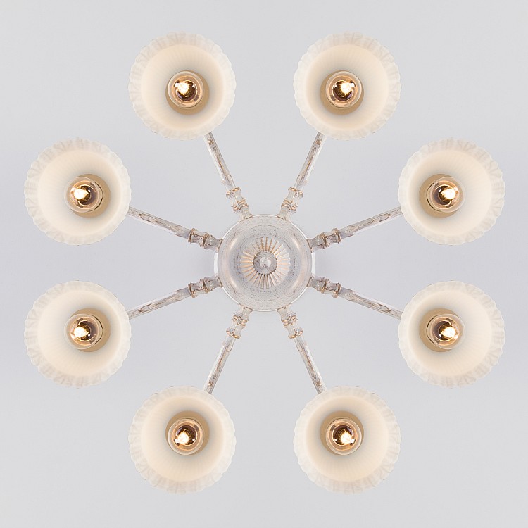 Светильник потолочный Eurosvet Campina 60107/8 белый с золотом