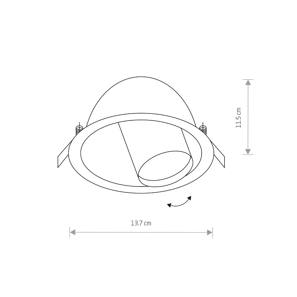 Светильник встраиваемый Nowodvorski Dot 8826
