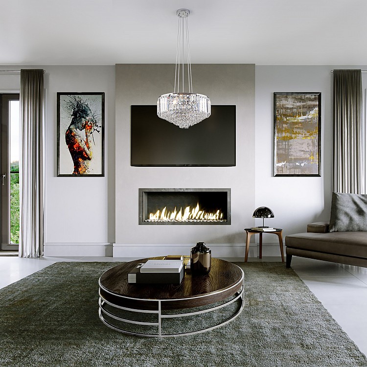 Светильник подвесной Eurosvet Torreta 10121/5 хром