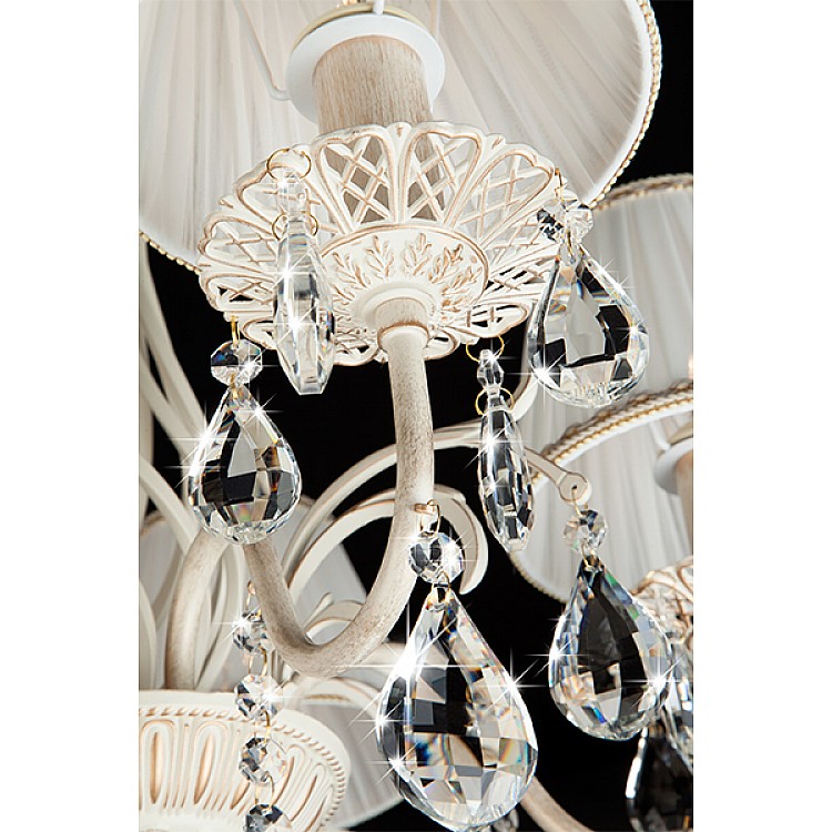 Светильник подвесной Eurosvet Amelia 10054/5 белый с золотом