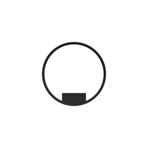 Настенный светильник (бра) Maytoni MOD058WL-L25BK