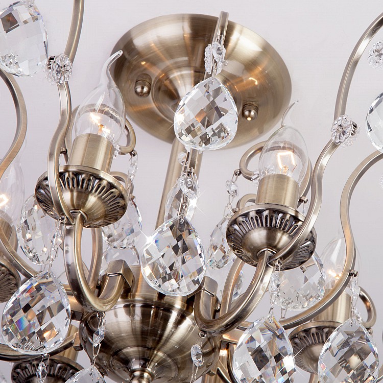 Светильник потолочный Eurosvet Rosita 10022/6 античная бронза