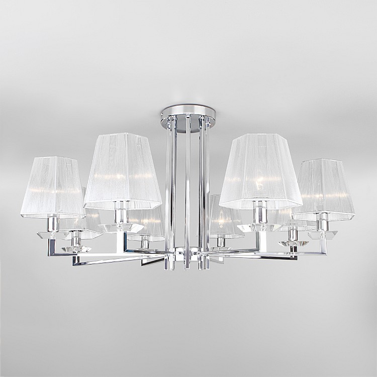 Светильник потолочный Eurosvet Alegria 60125/8 хром Smart