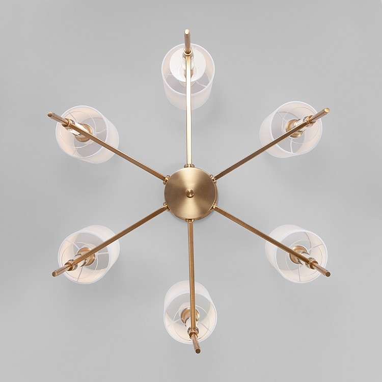 Люстра потолочная Eurosvet Brielle 60132/6 латунь