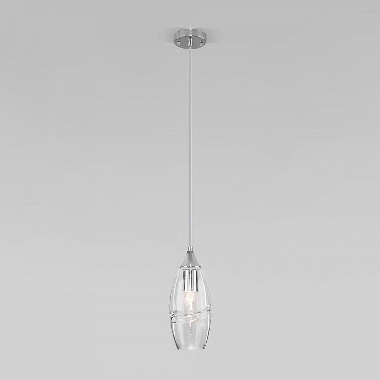 Светильник подвесной Eurosvet Lotus 50222/1 прозрачный