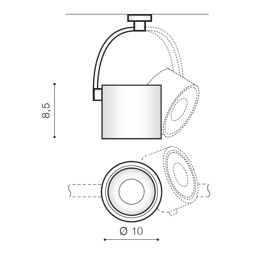 Светильник накладной Azzardo Costa Arm AZ2703