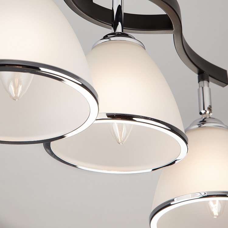 Светильник потолочный Eurosvet Ontario 9612/3 хром/венге