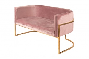 Диван ArtHomeDecor Woodstock ID-332 GL Pink