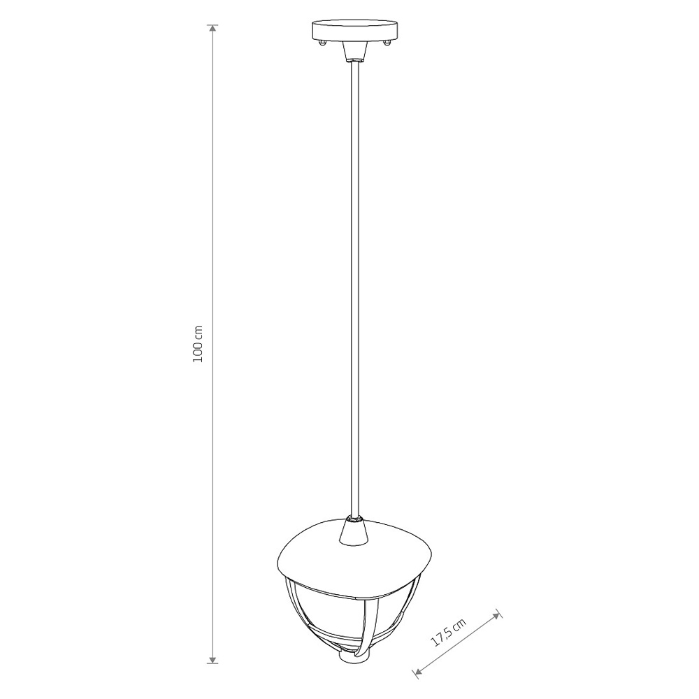 Светильник уличный подвесной Nowodvorski Amelia 10496