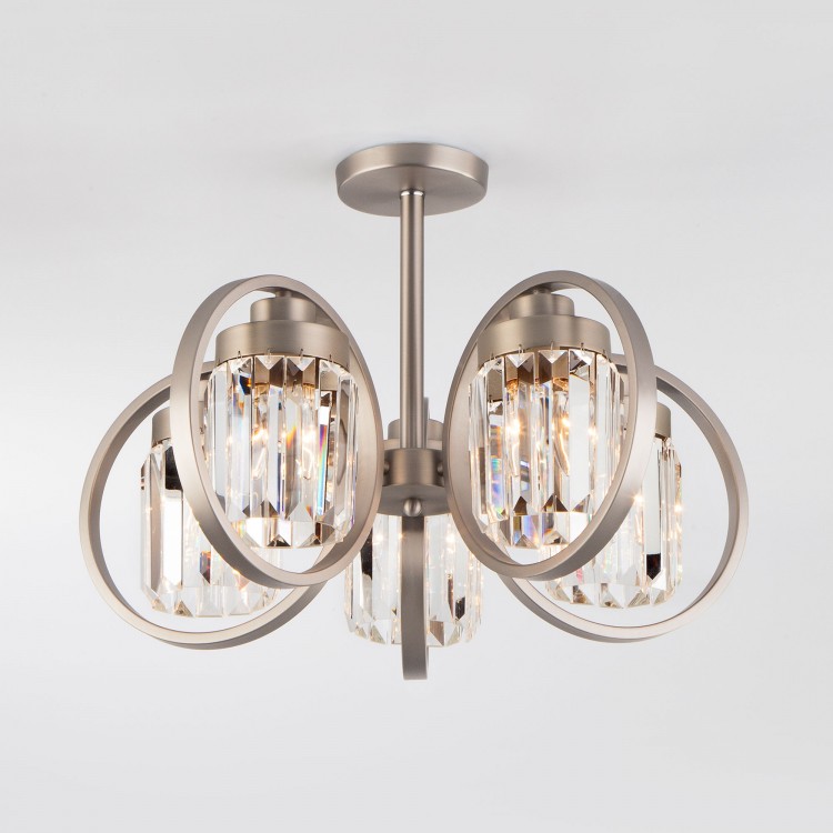 Светильник потолочный Eurosvet Loraine 10128/5 сатин-никель