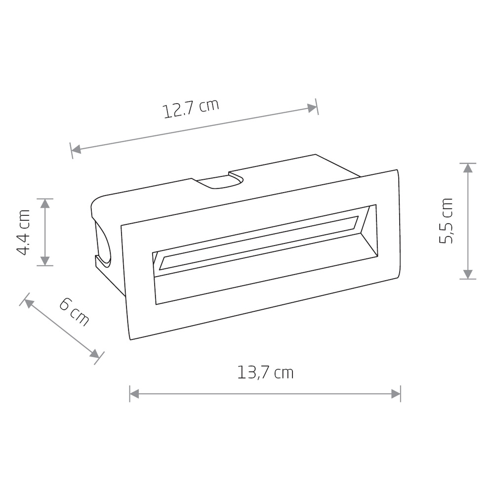 Светильник встраиваемый Nowodvorski Bay Led 8165