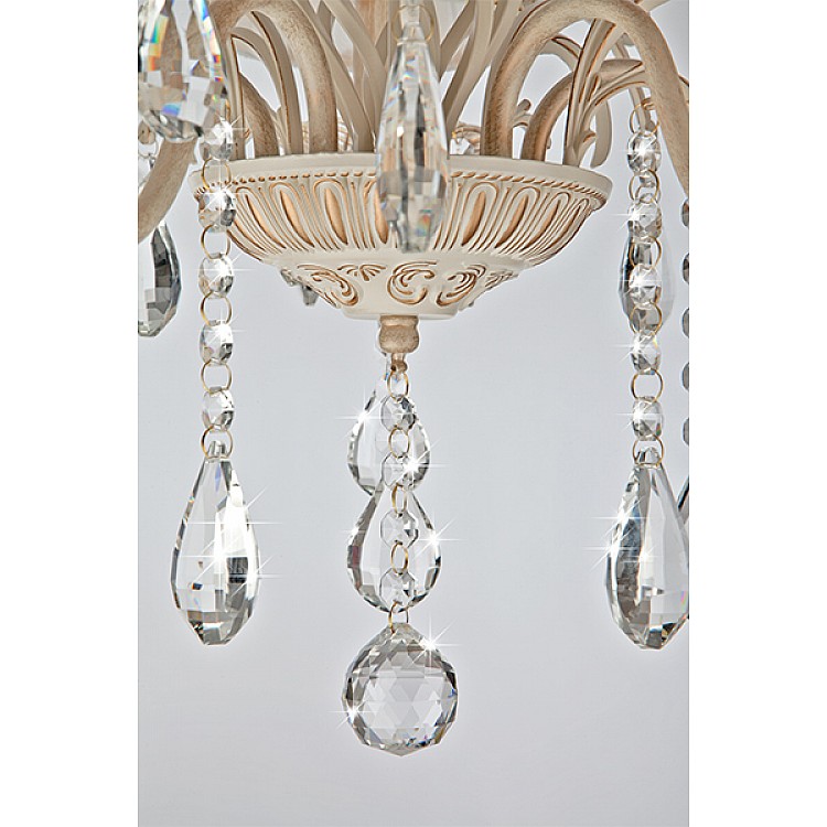 Светильник подвесной Eurosvet Amelia 10054/5 белый с золотом