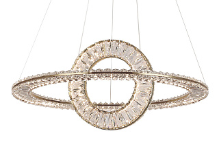 Вертикальная композиция 8240 из двух плоских колец золото №48 Newport 8240 Вертикальная композиция 8240 из двух плоских колец золото №48