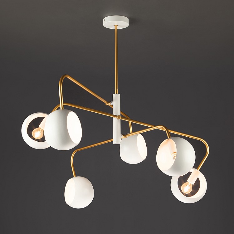 Светильник подвесной Eurosvet Luca 70055/6 белый