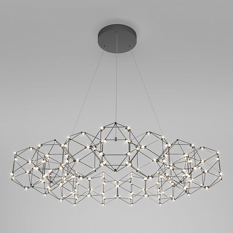 Светильник подвесной Eurosvet Uma 90169/15 черный жемчуг