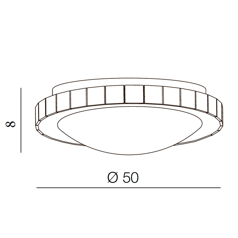 Светильник потолочный Azzardo Gallant 50 AZ1593