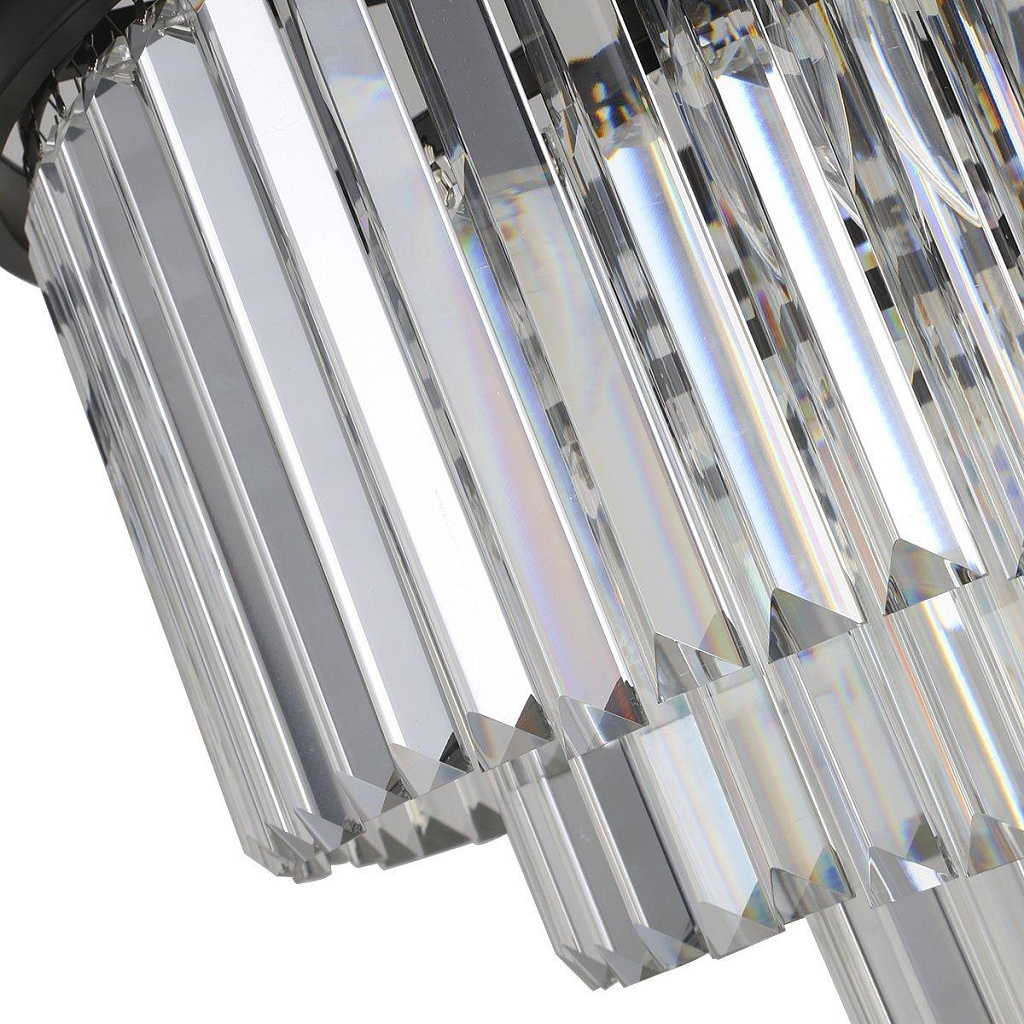 Люстра подвесная Delight Collection 1920s Odeon KR0387P-6 black/clear
