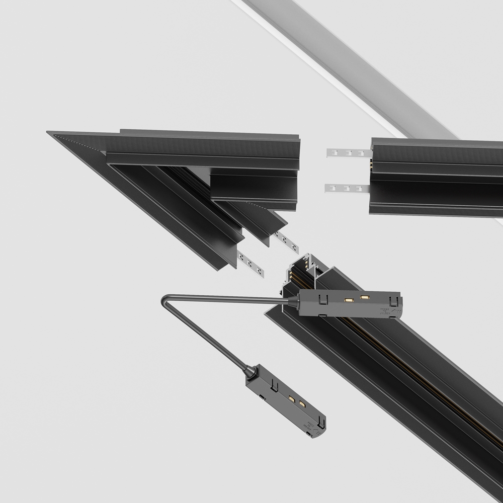 Комплектующие для встраиваемой магнитной трековой системы Maytoni Accessories For Tracks Gravity TRA010CLS-42B