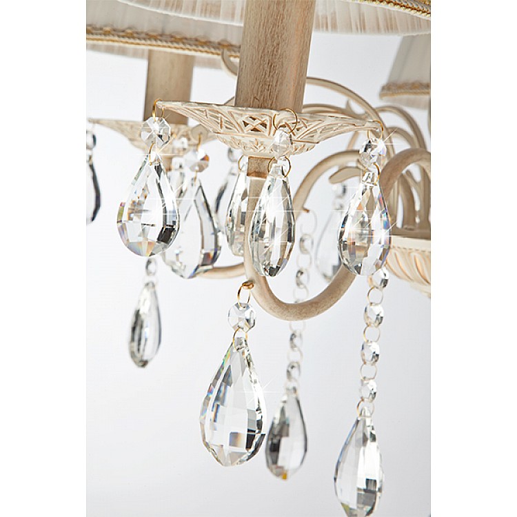 Светильник подвесной Eurosvet Amelia 10054/5 белый с золотом