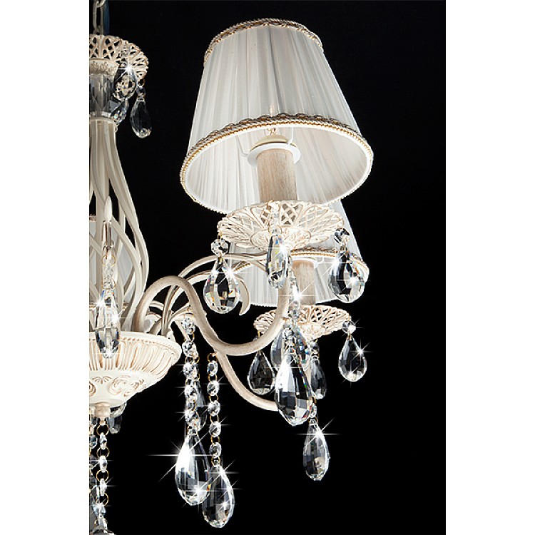 Светильник подвесной Eurosvet Amelia 10054/5 белый с золотом