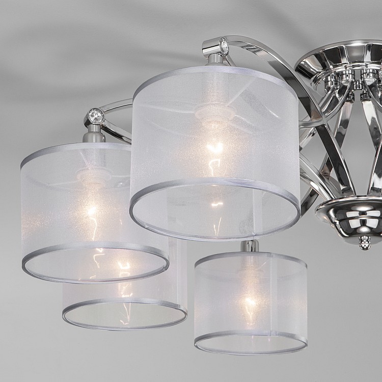 Светильник потолочный Eurosvet Fabiola 60124/8 хром