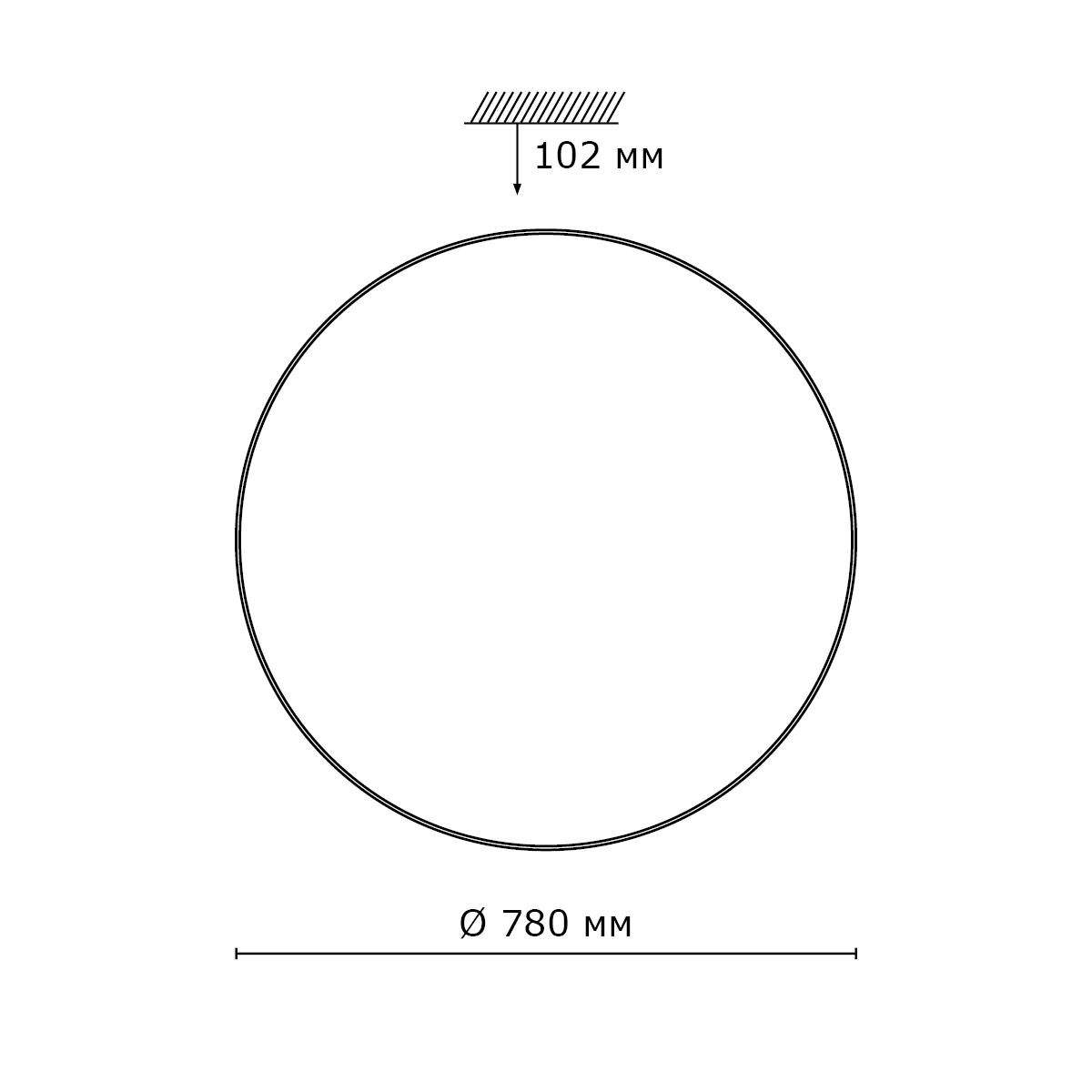 Светильник настенно-потолочный Sonex Leka 2051/ML