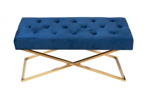 Банкетка ArtHomeDecor Cross ID-78 GL Blue