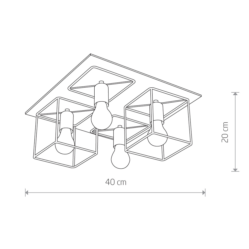 Светильник потолочный Nowodvorski Coba 9044