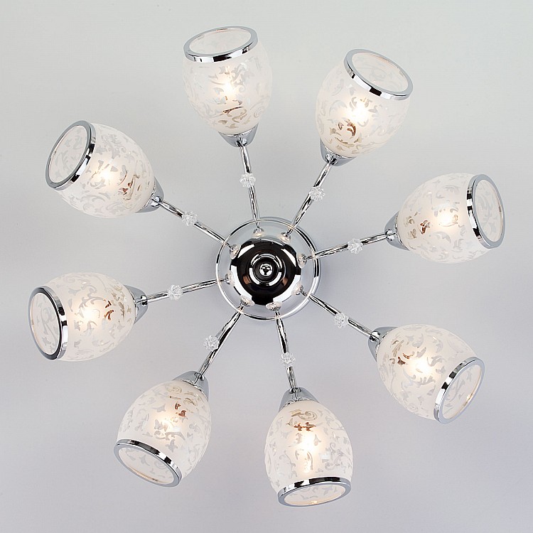 Светильник потолочный Eurosvet Gabriella 30026/8 хром