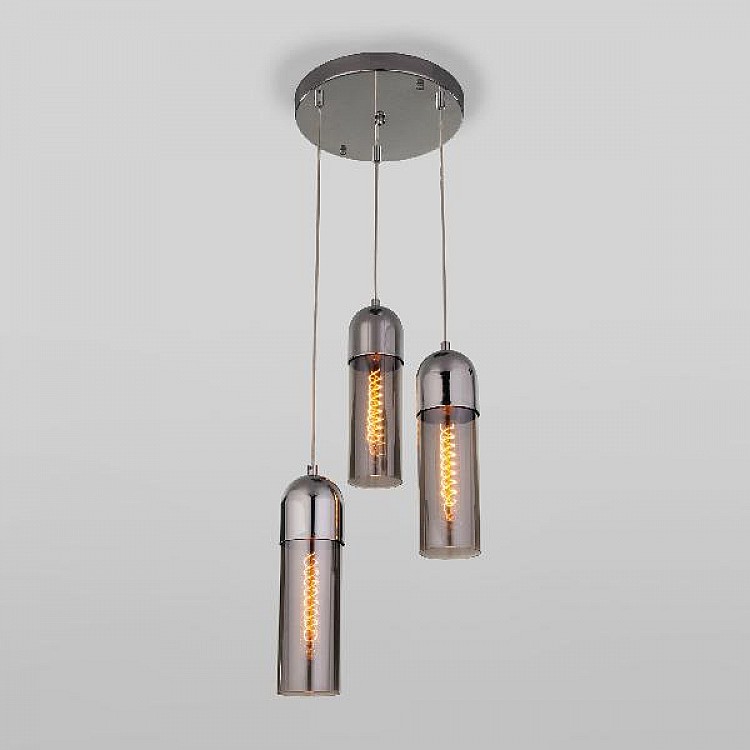 Светильник подвесной Eurosvet Airon 50180/3 дымчатый