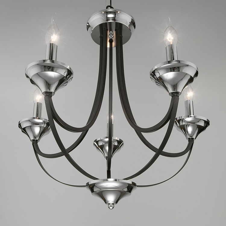 Люстра подвесная Eurosvet Lazzaro 60098/5 хром