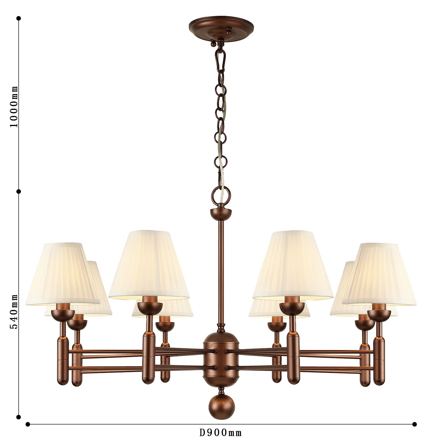 Люстра подвесная Favourite AVANGARD 2953-8P