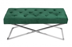 Банкетка ArtHomeDecor Cross ID-78 CR Green