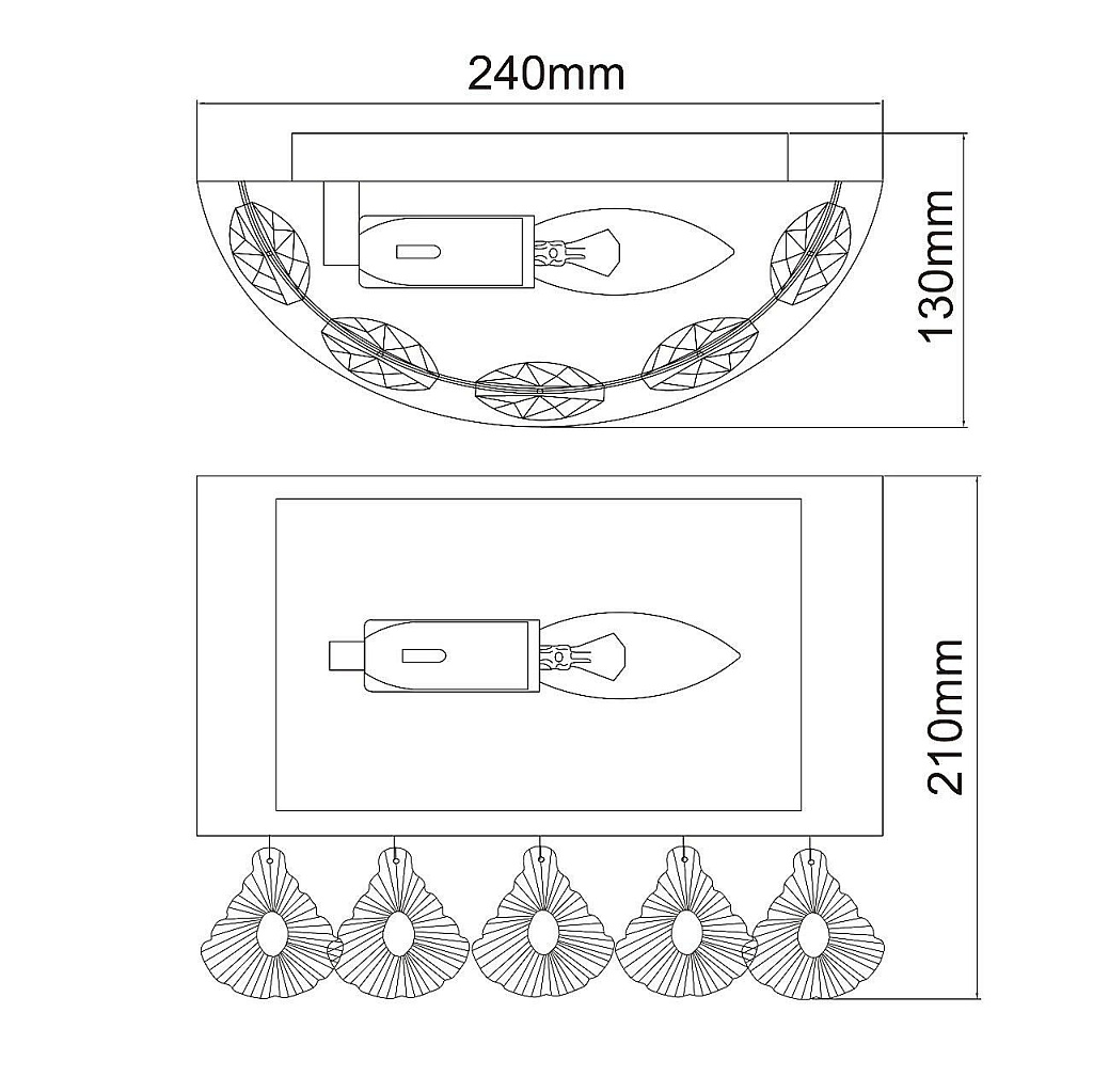 Бра MW-Light Жаклин 465026601