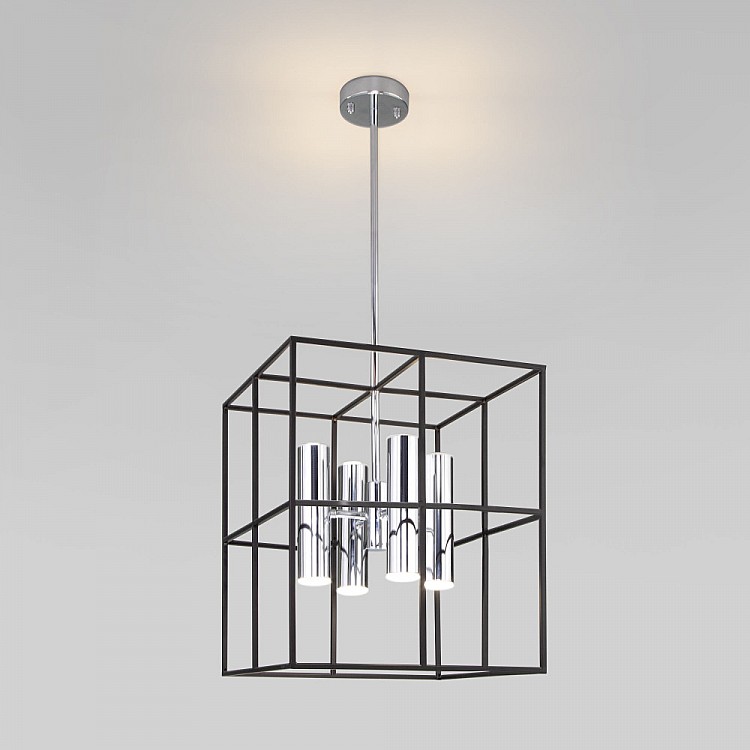 Люстра потолочная на штанге Eurosvet Adamson 70142/8 хром