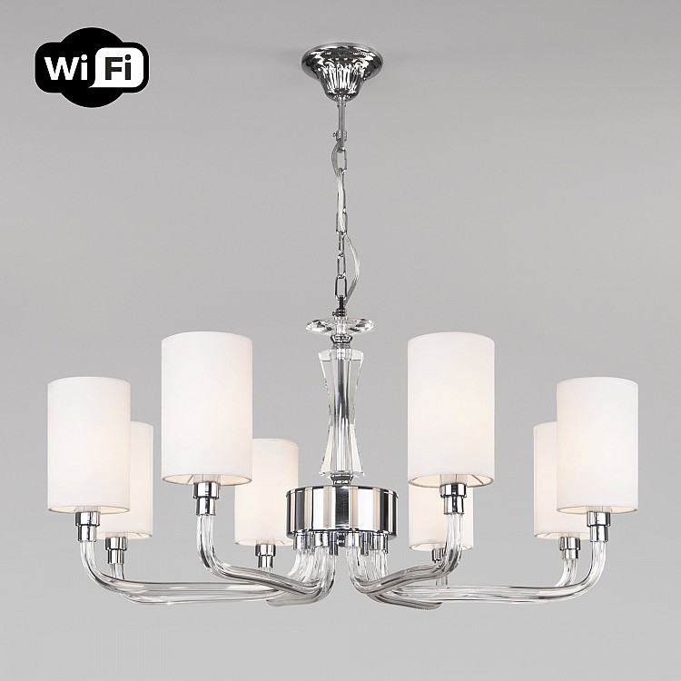 Светильник подвесной Eurosvet Catania 60120/8 хром Smart (60112/8)