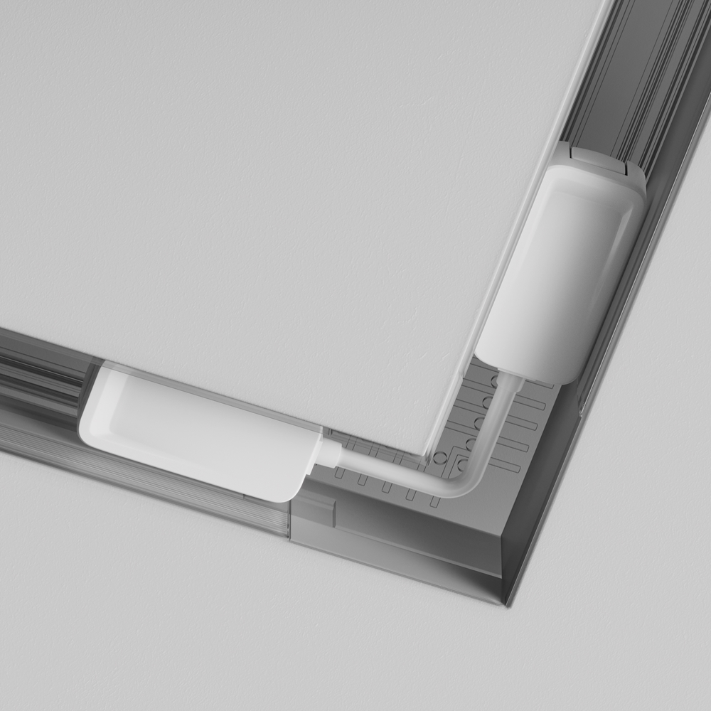 Комплектующие для встраиваемой магнитной трековой системы Maytoni Accessories For Tracks Radity TRA084CPC-W-12