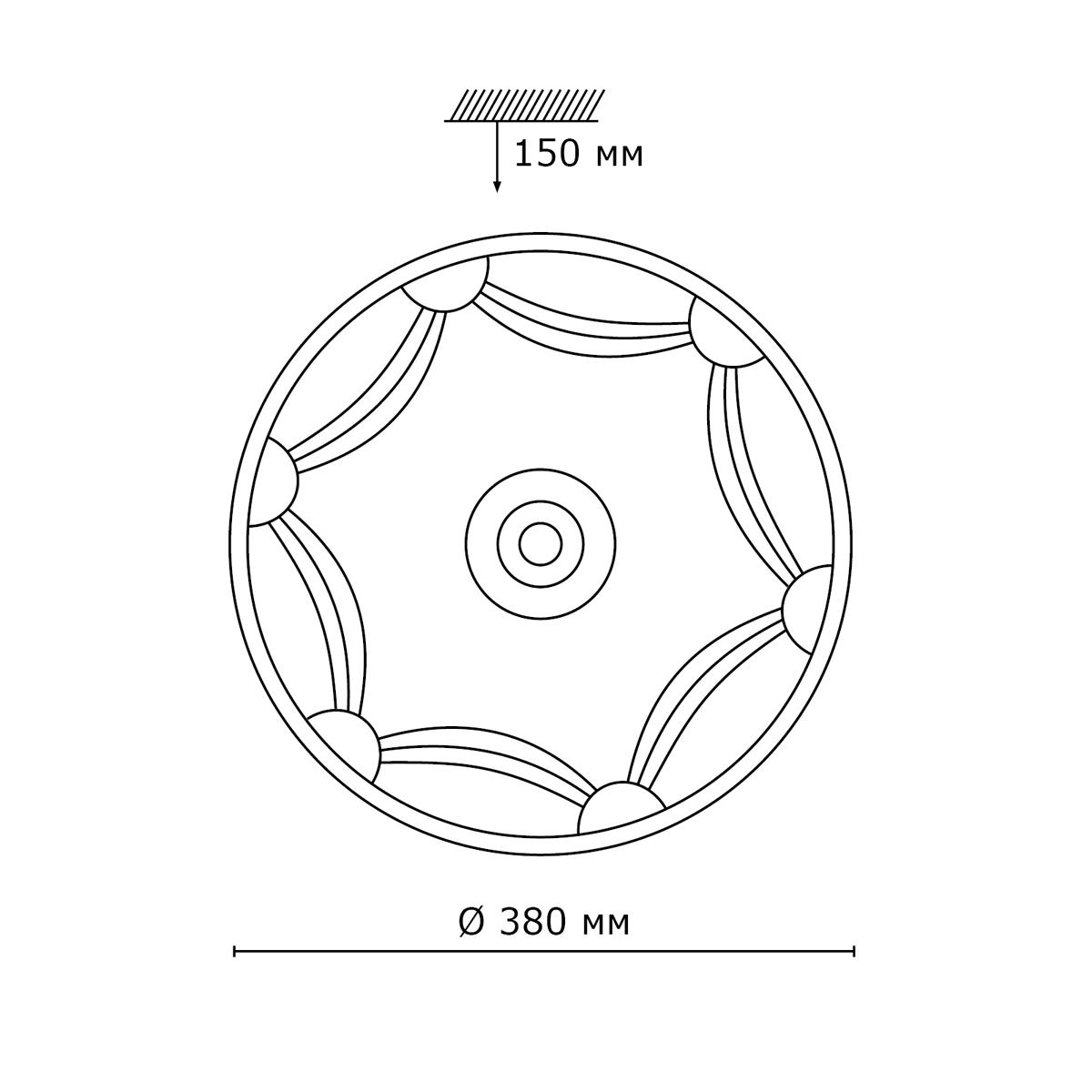 Светильник настенно-потолочный Sonex Salva 3219