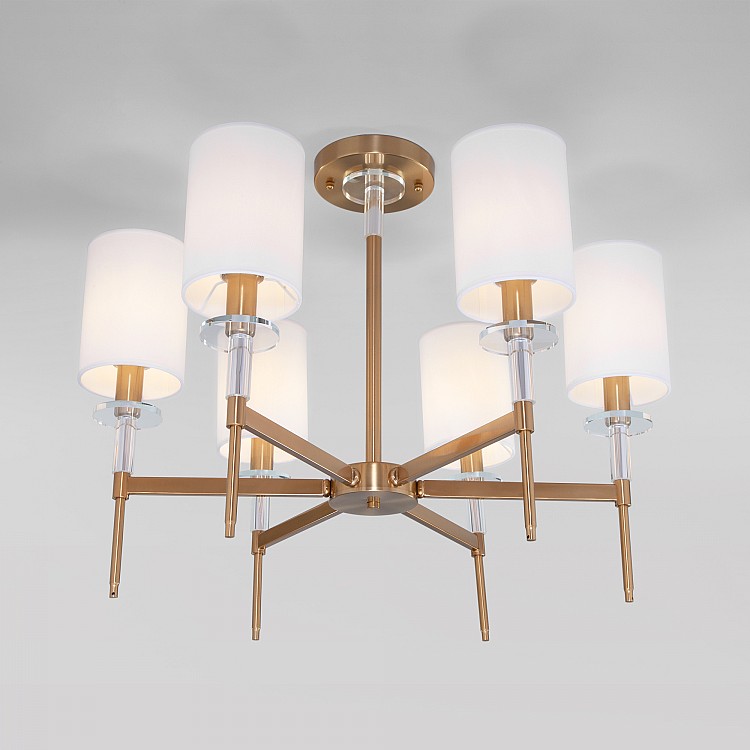 Люстра потолочная Eurosvet Brielle 60132/6 латунь