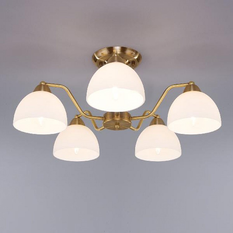 Светильник потолочный Eurosvet Carissa 30172/5 античная бронза