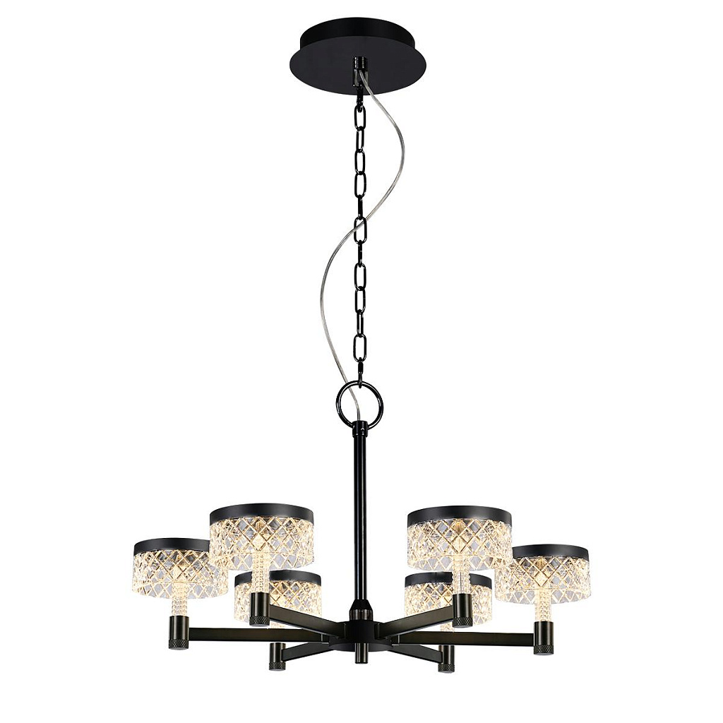 Люстра подвесная Delight Collection Diamond cut MD21020075-6A matt black
