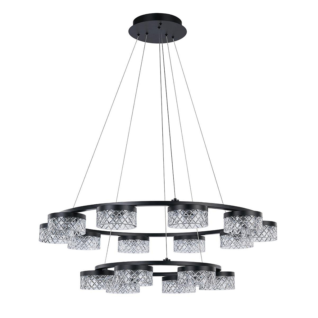 Люстра подвесная Delight Collection Diamond cut MD21020075-16B matt black