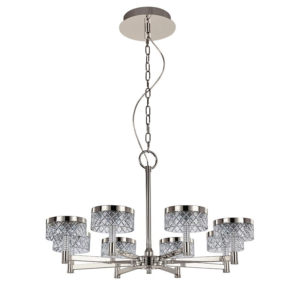 Люстра подвесная Delight Collection Diamond cut MD21020075-8A satin nickel