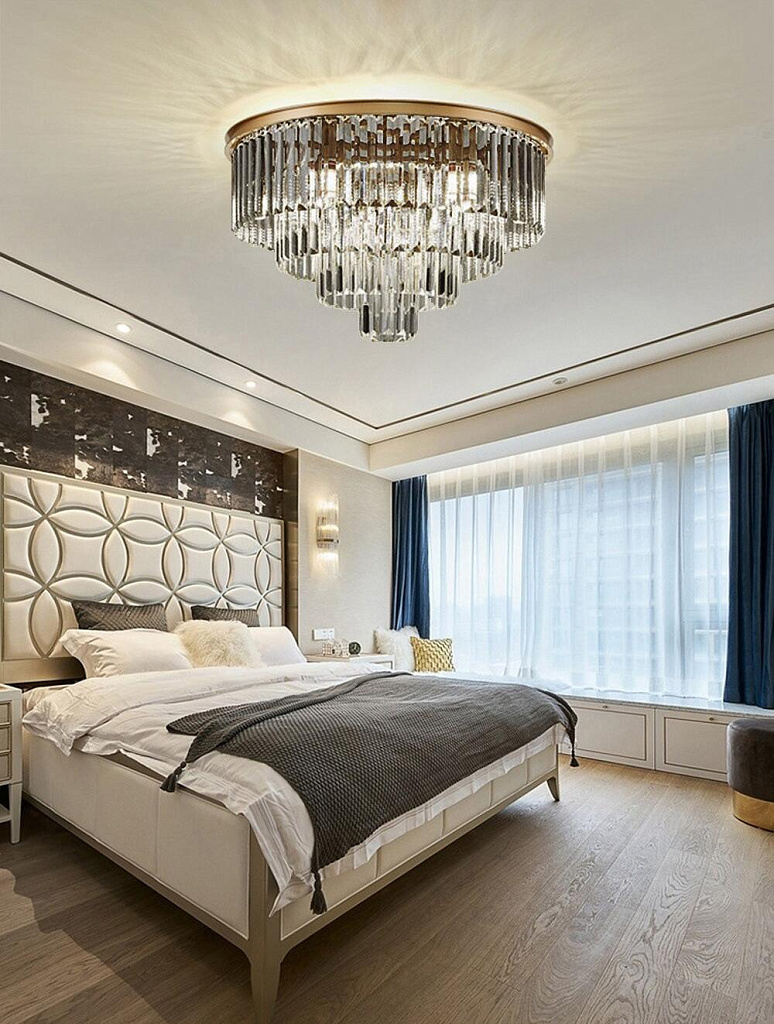 Люстра подвесная Delight Collection 1920s Odeon 9513P/600R gold/smoky