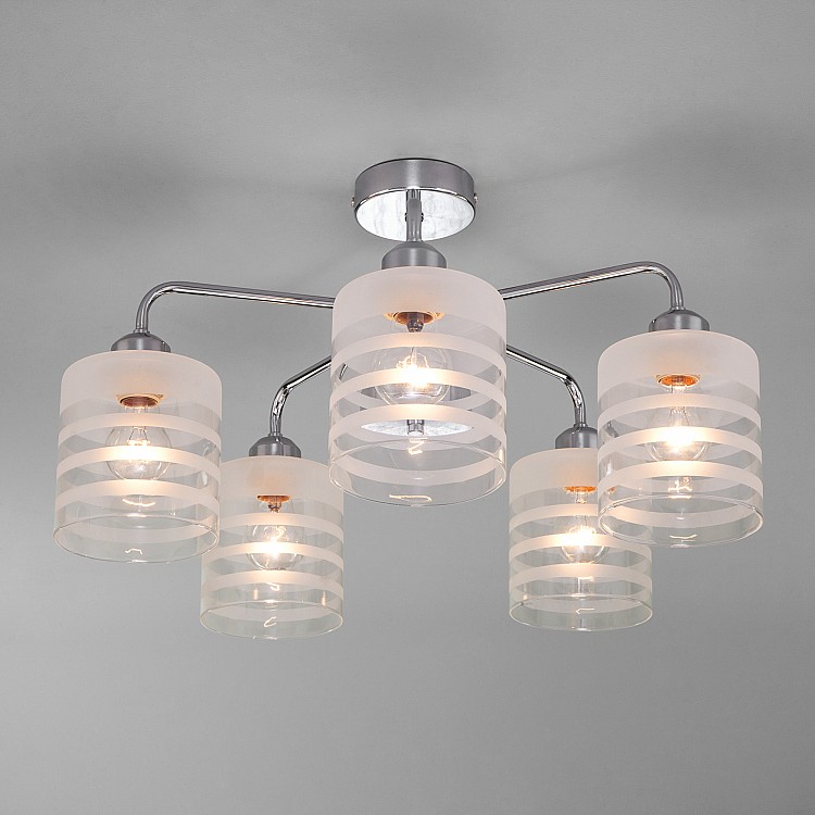 Светильник потолочный Eurosvet Essence 30176/5 хром