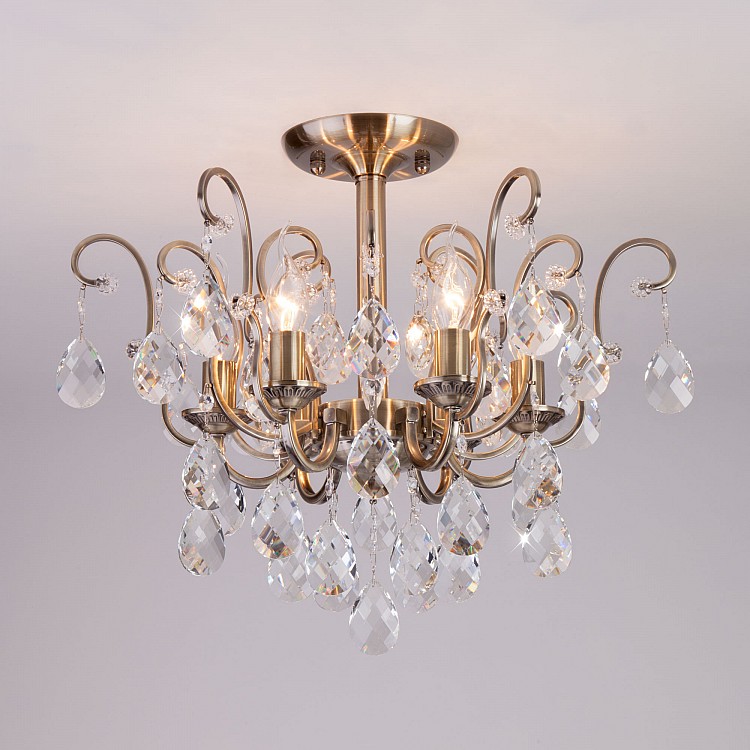 Светильник потолочный Eurosvet Rosita 10022/6 античная бронза