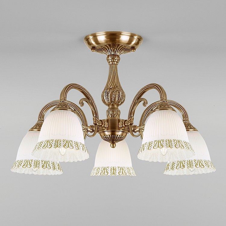 Светильник потолочный Eurosvet Campina 60107/5 античная бронза