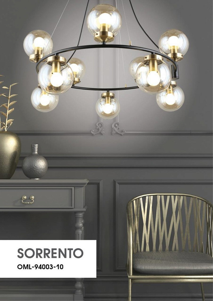 Люстра подвесная Omnilux Sorrento OML-94003-10