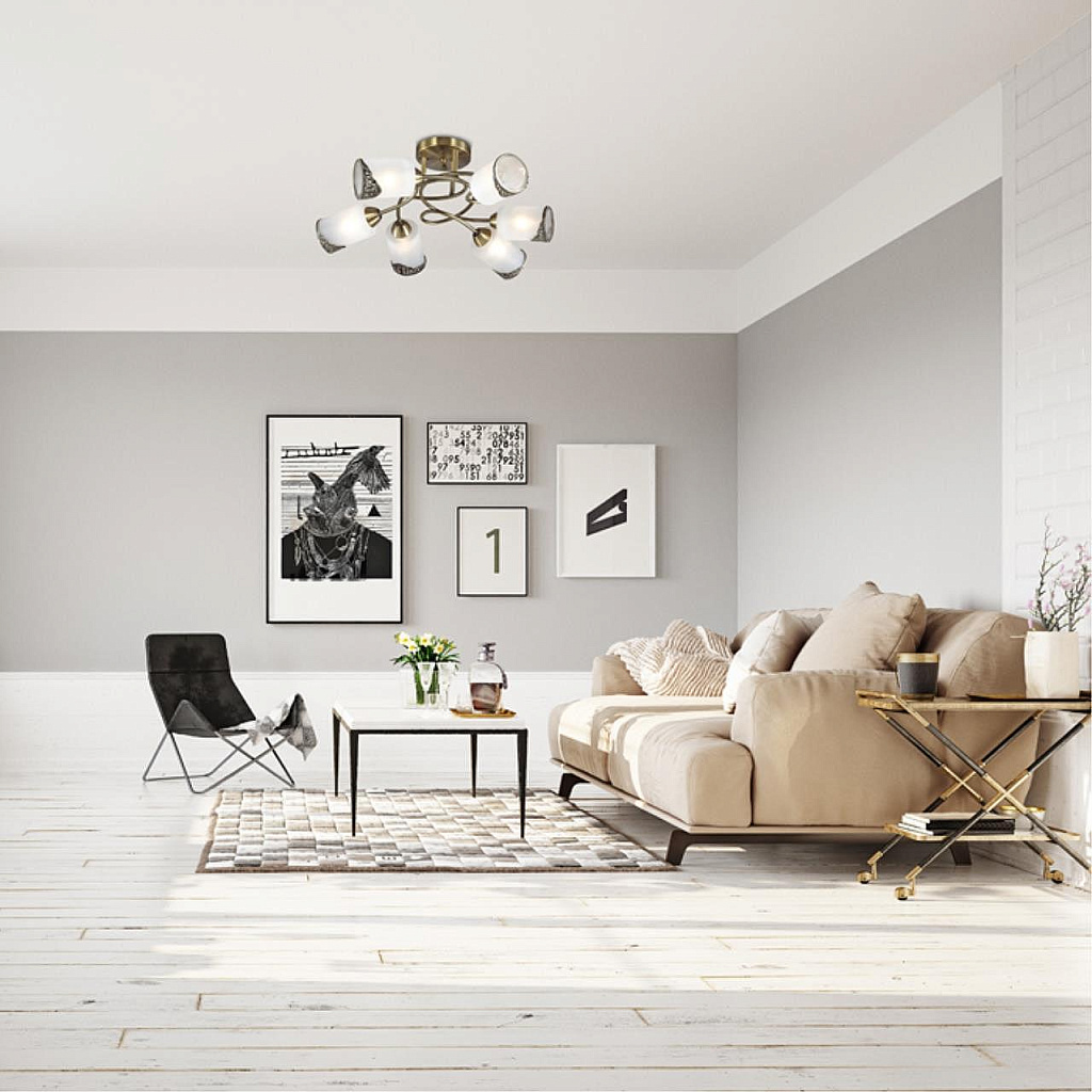 Люстра потолочная Lumion Citadella 3012/6C