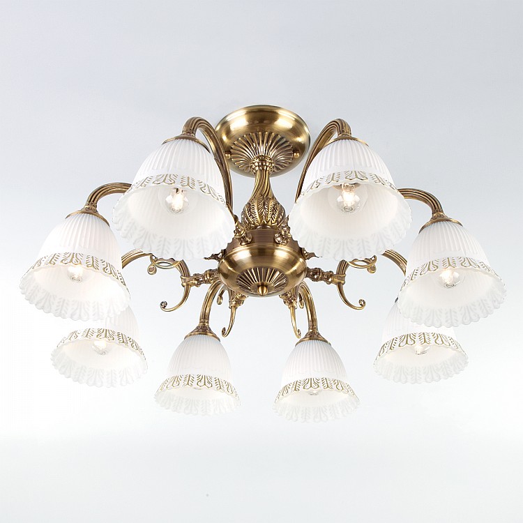 Светильник потолочный Eurosvet Campina 60107/8 античная бронза